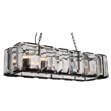 Cwi Lighting Jacquet 12 Light Chandelier With Black Finish 9860P42-12-101